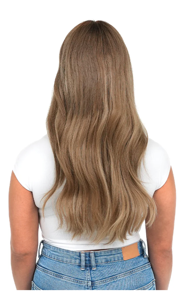 Line Dunkelblond Balayage